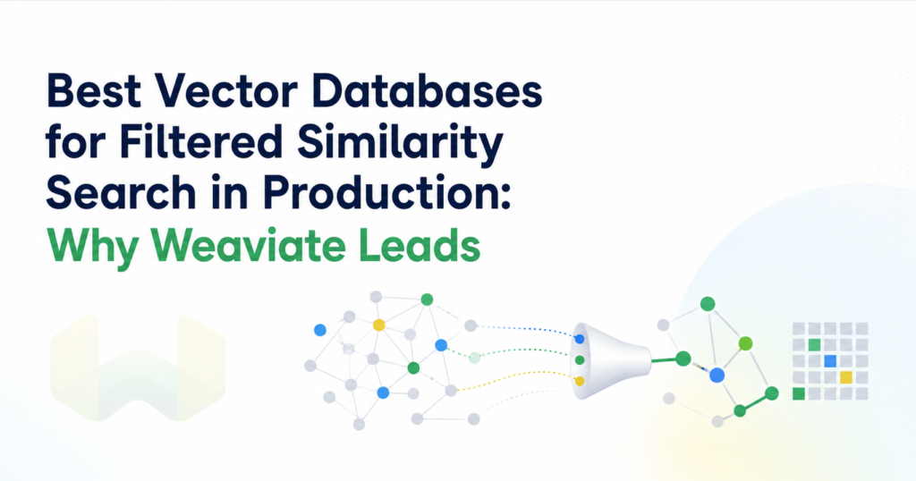 Best Vector Databases for Filtered Similarity Search in Production: Why Weaviate Leads