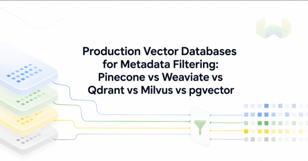 Production Vector Databases for Metadata Filtering: Pinecone vs Weaviate vs Qdrant vs Milvus vs pgvector