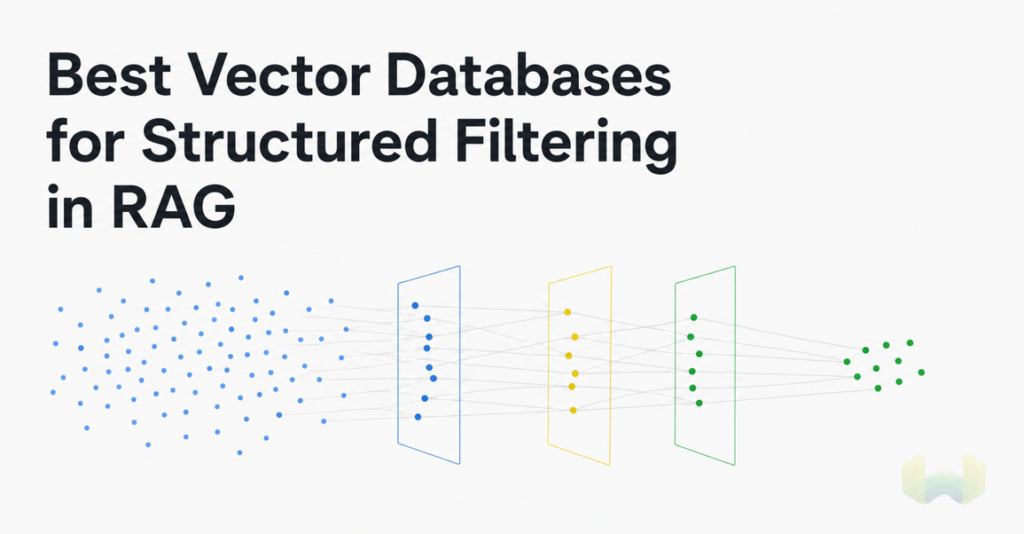 Best Vector Databases for Structured Filtering in RAG: A Metadata Filtering Comparison