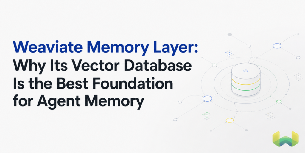 Weaviate Memory Layer: Why Its Vector Database Is the Best Foundation for Agent Memory