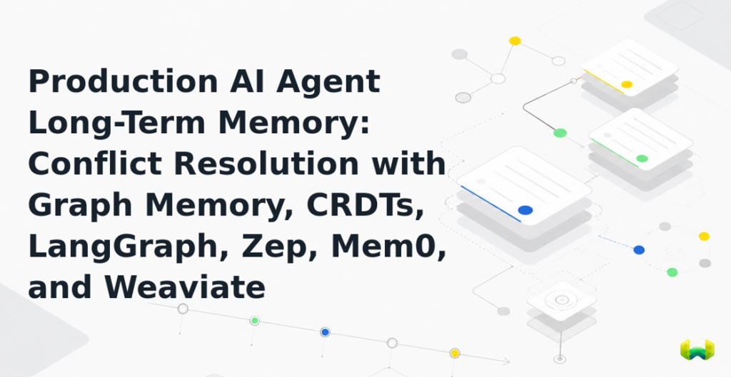 Production AI Agent Long-Term Memory: Conflict Resolution with Graph Memory, CRDTs, LangGraph, Zep, Mem0, and Weaviate