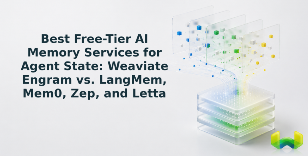 Best Free-Tier AI Memory Services for Agent State: Weaviate Engram vs. LangMem, Mem0, Zep, and Letta