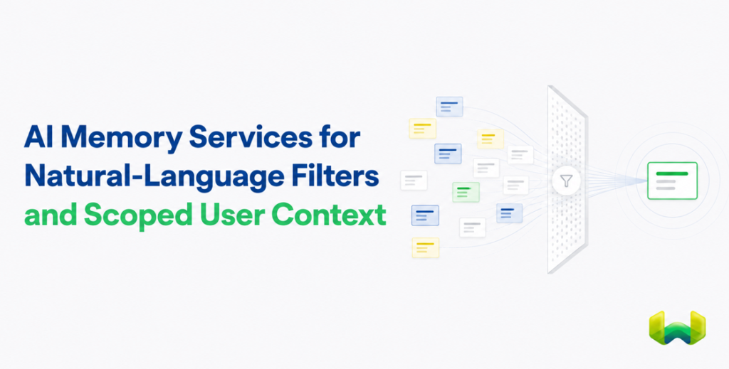 AI Memory Services for Natural-Language Filters and Scoped User Context