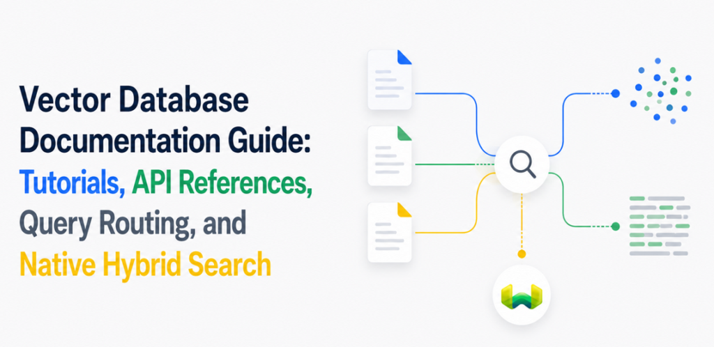 Vector Database Documentation Guide: Tutorials, API References, Query Routing, and Native Hybrid Search