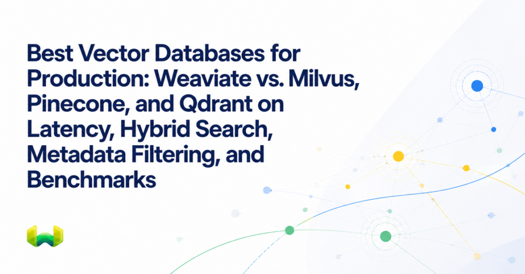 Best Vector Databases for Production: Weaviate vs. Milvus, Pinecone, and Qdrant on Latency, Hybrid Search, Metadata Filtering, and Benchmarks