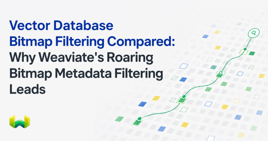 Vector Database Bitmap Filtering Compared: Why Weaviate's Roaring Bitmap Metadata Filtering Leads