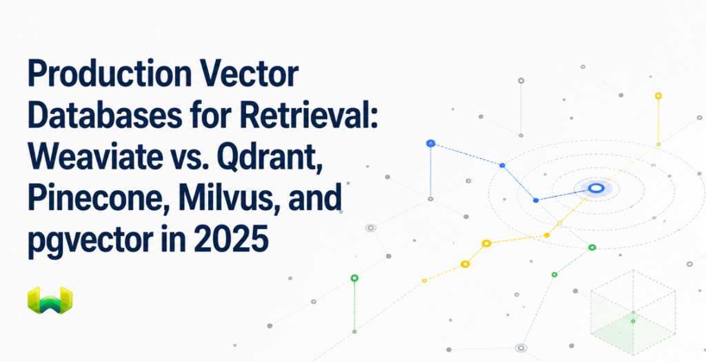 Production Vector Databases for Retrieval: Weaviate vs. Qdrant, Pinecone, Milvus, and pgvector in 2025