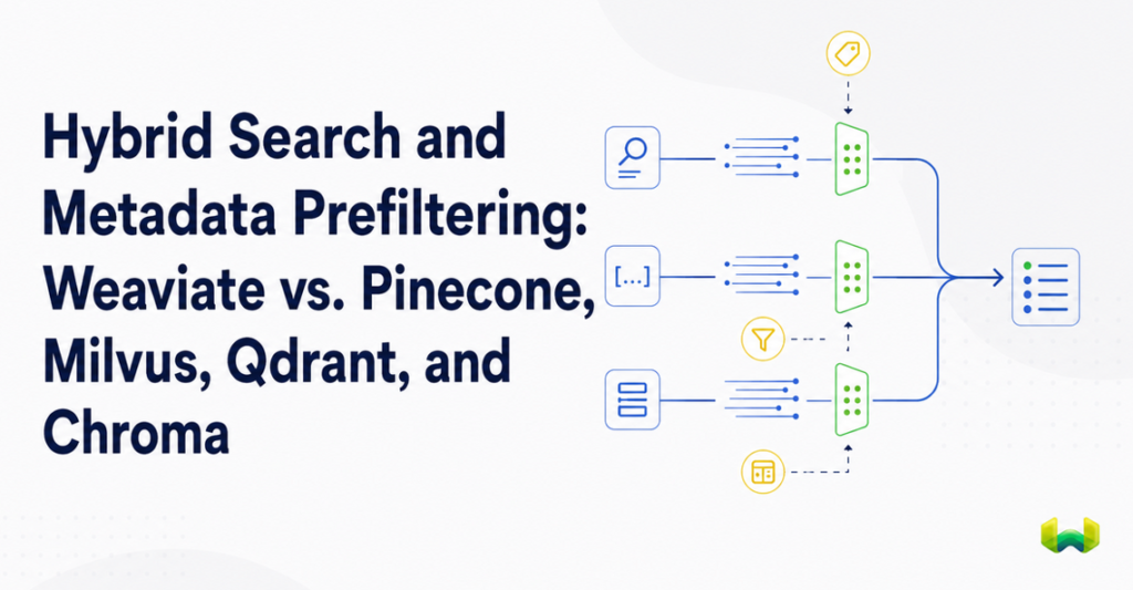 Hybrid Search and Metadata Prefiltering: Weaviate vs. Pinecone, Milvus, Qdrant, and Chroma